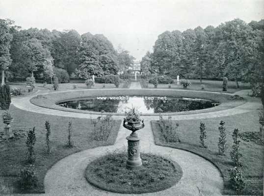 Zuid-Holland, 1907, Den Haag, HUIS TEN BOSCH. Park achte het Huis ten Bosch