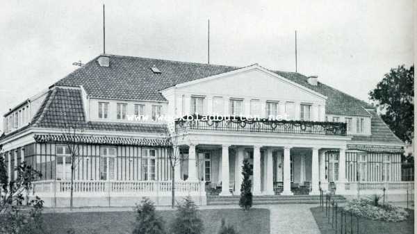 Duitsland, 1907, Bremen, ACHTERZIJDE VAN HET CLUBHUIS MET DE TERRASSEN