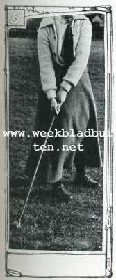 Onbekend, 1907, Onbekend, GOLF EN HOCKEY. Slechte houding bij golf