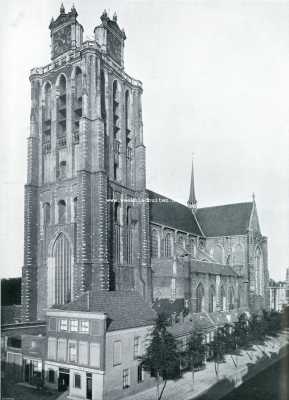 Zuid-Holland, 1907, Dordrecht, De Groote Kerk te Dordrecht, eertijds de Onze-Lieve-Vrouwekerk