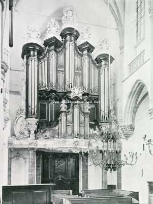 Zuid-Holland, 1907, Dordrecht, De Groote Kerk te Dordrecht. Het orgel in de Groote Kerk te Dordrecht