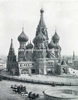 Rusland, 1907, Moskou, De Basilika in Moskou