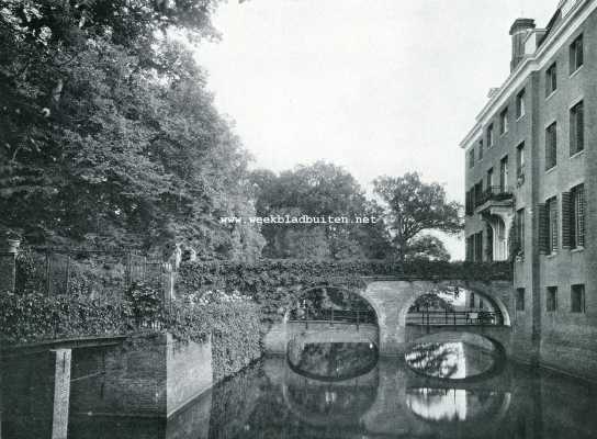 Utrecht, 1908, Amerongen, Het Huis te Amerongen. Dubbele brug voor het Huis Amerongen