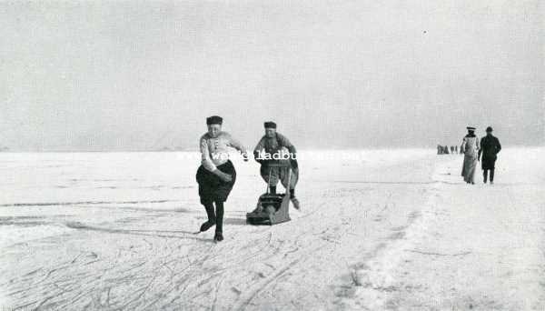 Noord-Holland, 1908, Onbekend, Naar Marken te voet of op schaatsen