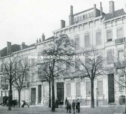 Belgi, 1908, Brussel, Niet bemeste boomen op 30 October 1901 van de Avenue Louise te Brussel