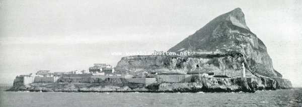 G.B., 1908, Gibraltar, Met de 