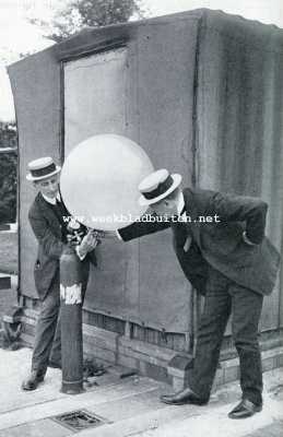 Onbekend, 1908, Onbekend, Loodsballons. Het afbinden