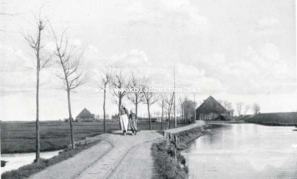 Noord-Holland, 1908, Volendam, Volendam. Uit wandelen