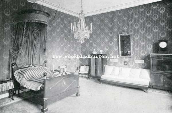 Noord-Brabant, 1908, Heeze, Het Kasteel Heeze. (de Empire-kamer rechts)