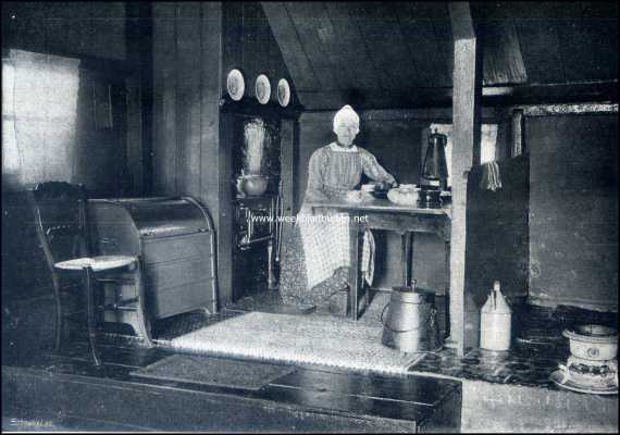 Nederland, 1909, Onbekend, Hoe men Edammer kaas maakt. 
