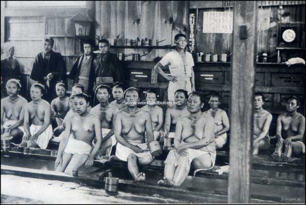 Japan, 1909, Onbekend, De warme bronnen van Japan. (I de badkuipen)