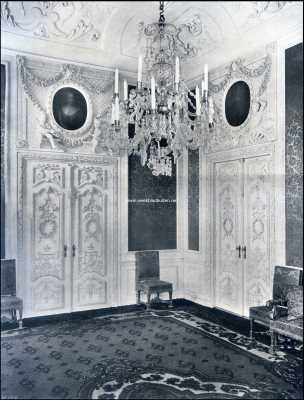 Overijssel, 1909, Dalfsen, Het Kasteel Rechteren. De Witte Zaal