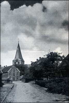 Overijssel, 1909, Denekamp, Denekamp en omgeving. De Wilhelminastraat