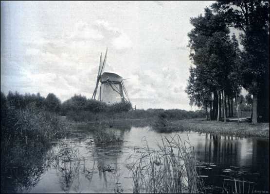 Noord-Holland, 1909, Onbekend, Aan het Gein. Weerspiegelingen