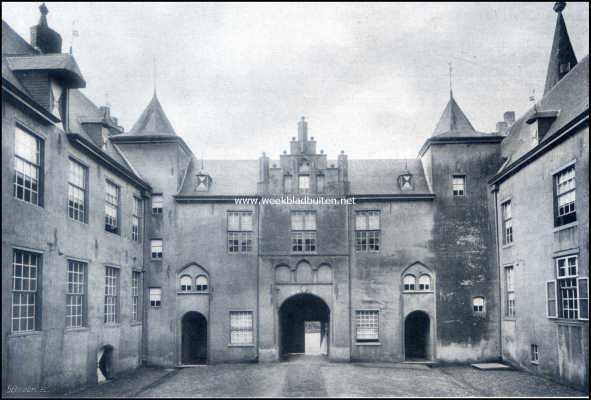 Noord-Brabant, 1909, Helmond, Het Kasteel Helmond. Het Slotplein