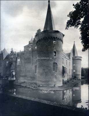 Noord-Brabant, 1909, Helmond, Het Kasteel Helmond. Voorgevel en rechtervleugel