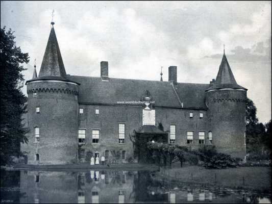 Noord-Brabant, 1909, Helmond, Het Kasteel Helmond. De achterzijde van het kasteel