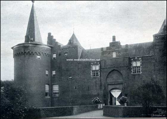 Noord-Brabant, 1909, Helmond, Het Kasteel Helmond. De hoofdingang