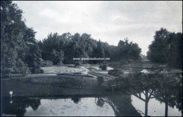 Noord-Brabant, 1909, Helmond, Het Kasteel Helmond. Het Slotpark