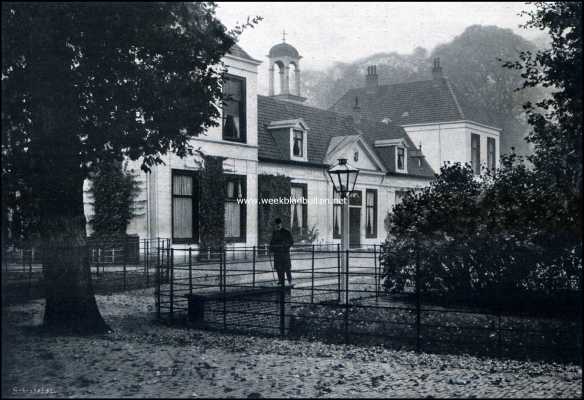 Zuid-Holland, 1909, Den Haag, Jacob Cats en zijn  tuin. Huize 