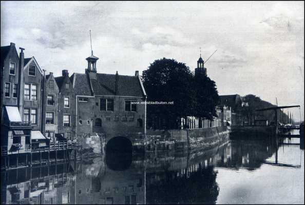 Zuid-Holland, 1909, Rotterdam, Oud-Delfshaven. De Albrechtskolk te Delfshaven (1906)