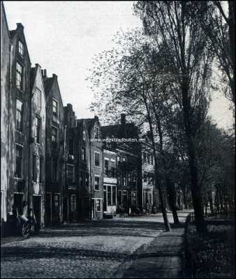 Zuid-Holland, 1909, Rotterdam, Oud-Delfshaven. Het gedempte Achterwater te Oud-Delfshaven