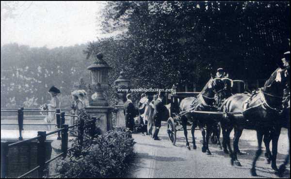 Gelderland, 1909, De Steeg, Aankomst van de Keizerin op het Kasteel