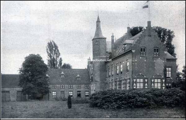 Noord-Brabant, 1909, Vught, Het Kasteel Maurick. Achterzijde