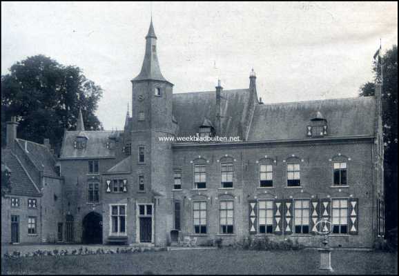 Noord-Brabant, 1909, Vught, Het Kasteel Maurick. Noordzijde
