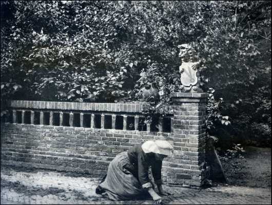 Noord-Brabant, 1909, Vught, Het Kasteel Maurick. Afsluiting voor de Cour d'Honneur