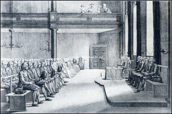 De Hernhutters te Zeist. Afbeelding der predikinge bij de broedergemeente te Seijst Ao 1770 (naar een oude gravure)