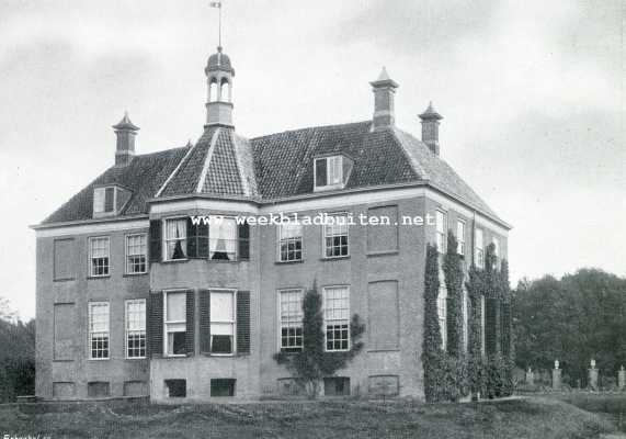 Gelderland, 1909, Dalfsen, De Havezate Den Berg. Achterzijde