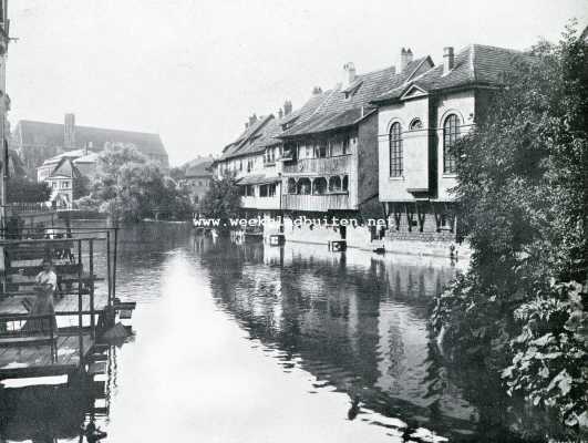Duitsland, 1909, Erfurt, Een kijke in het oude Erfurt