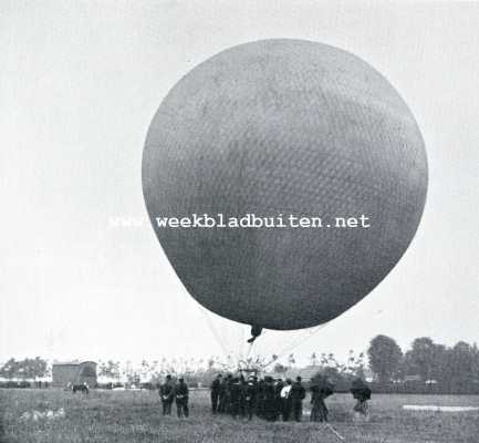 Onbekend, 1909, Onbekend, Luchtreizen met den vrijen ballon. Het uitwegen