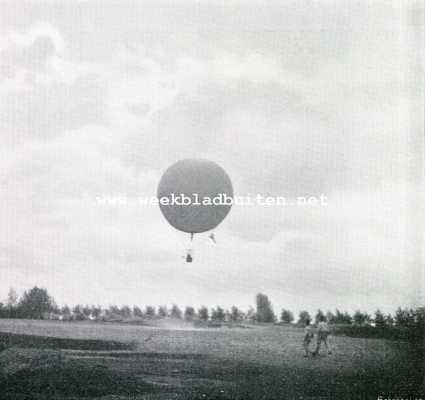 Onbekend, 1909, Onbekend, Luchtreizen met den vrijen ballon. De ballon daalt plotseling