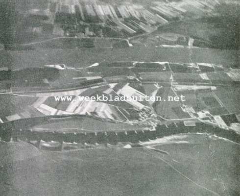 Onbekend, 1909, Onbekend, Luchtreizen met den vrijen ballon. De Waal en de Maas tusschen Varik en Heerewaarden van een hoogte van 1000 M.