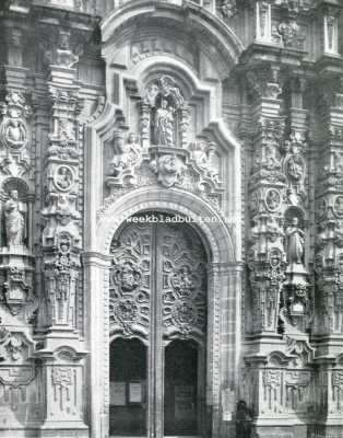 Mexico, 1909, Mexico-Stad, San Francisco. Ingang Sagrario Metropolitano