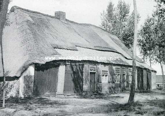 Noord-Brabant, 1909, Onbekend, Noord-Brabant. Type van een Noordbrabantsche boerderij