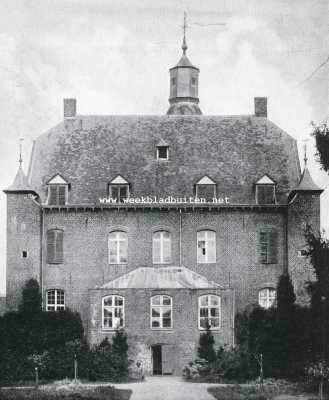 Limburg, 1909, Haelen, De Burcht Aldenghoir bij Haelen (L.). Tuinzijde (Z. naar N.)