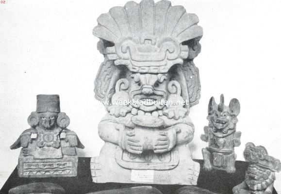 Mexico, 1910, Onbekend, Wondere oudheden. Zapoteca afgodsbeeldjes. (Oaxaca)