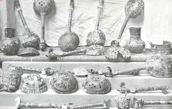 Mexico, 1910, Onbekend, Wondere oudheden. Aztek-relieken