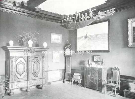Gelderland, 1910, Vaassen, Een kamer op den Cannenburch
