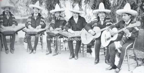Mexico, 1910, Guadalajara, Guadalajara. Guittarreros uit Guadalajara