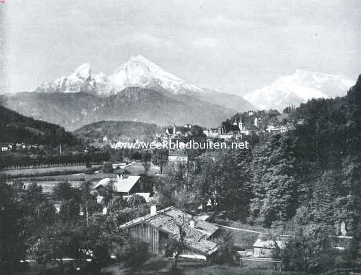 Duitsland, 1910, Berchtesgaden, Het vlek Berchtesgaden