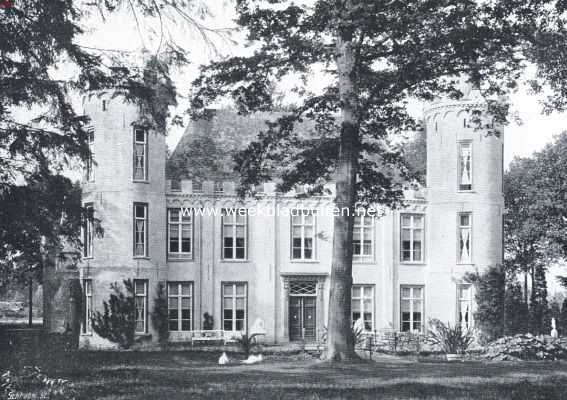 Noord-Brabant, 1910, Sint-Oedenrode, Het slot Henkenshage aan den zuidkant