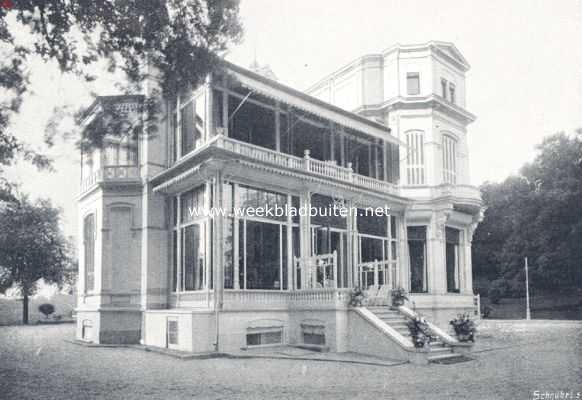 Gelderland, 1910, Heveadorp, De Duno. Huize de Duno, zijgevel