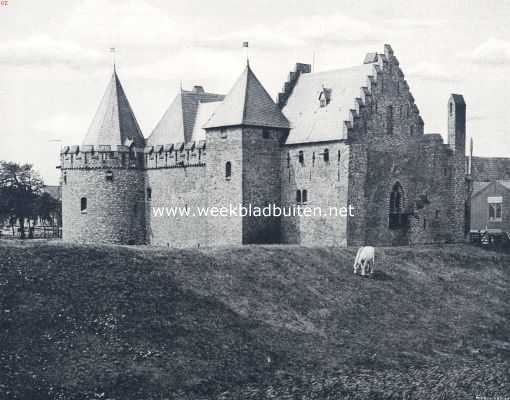 Noord-Holland, 1910, Medemblik, De kleinste stad van West-Friesland. Medemblik. Het kasteel Radboud. Thans kantongerecht