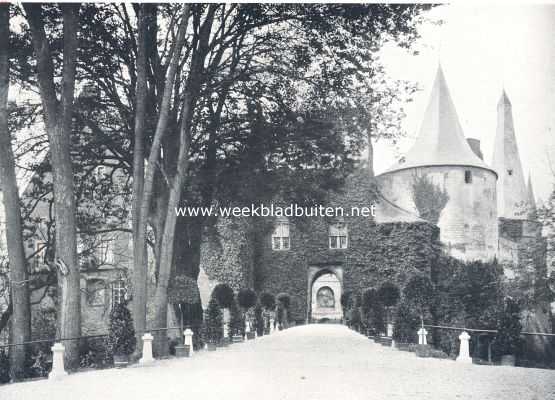 Het kasteel Horn (L.). Ingang