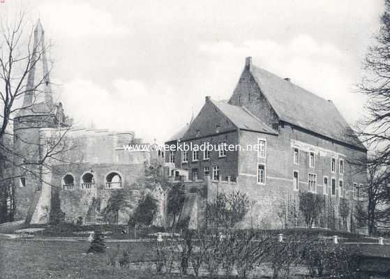 Limburg, 1910, Horn, Het kasteel Horn (L.). Achterzijde