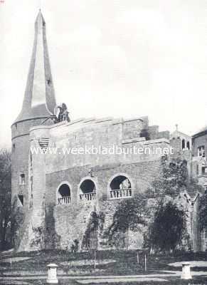 Limburg, 1910, Horn, Het kasteel Horn (L.). Zijmuur